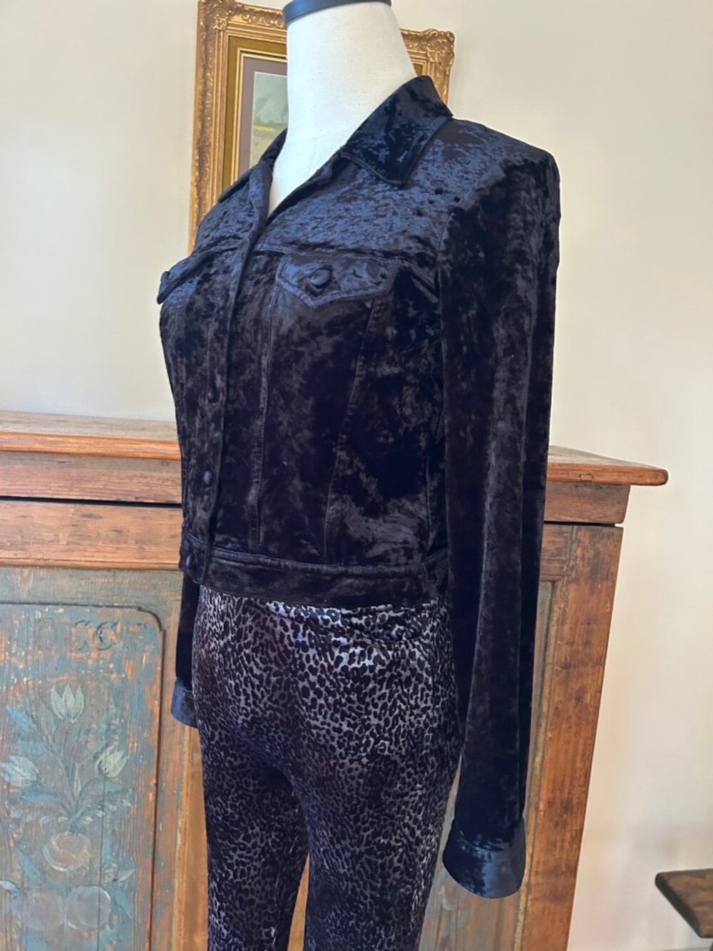 90s Vintage Betsey Johnson Cropped Jacket Top